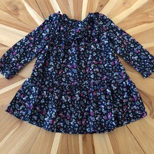 Carter's 24M Black Flower Dress
